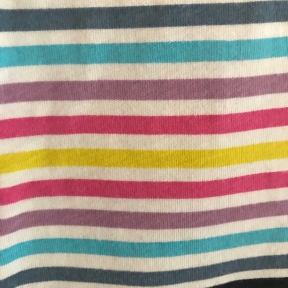 Lane Bryant 'Perfect Sleeve Tee' Sz 26/28 Striped V Neck - Picture 2 of 4